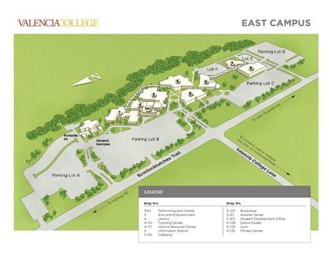 Valencia college east campus map