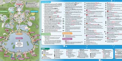 Peta dari EPCOT, Disney World
